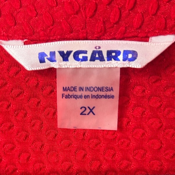 Peter Nygard Vibrant Red Jacket. Size 2X. - Picture 3 of 8